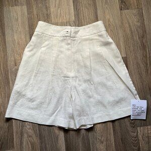 ASOS High Waisted Linen Shorts - Size 00